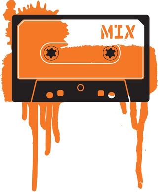 mix tape vector