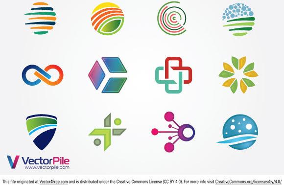 mixed logo vector design elements