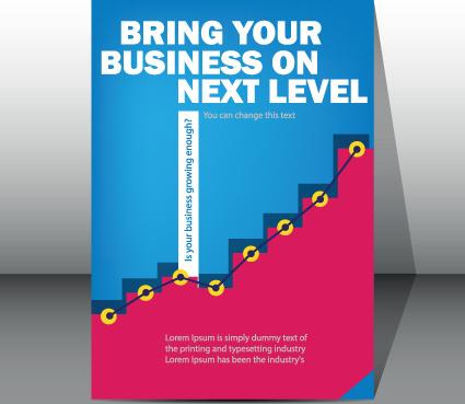 modern business brochure covers vector