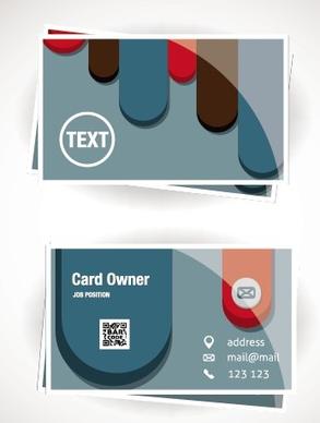 modern business cards creative vector