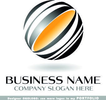 modern business logos creative design vectors