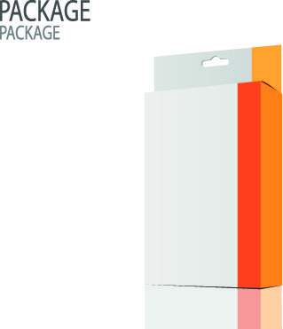 modern cardboard package boxes illustration vector