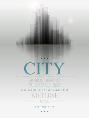 modern city blurs background graphics