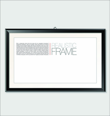 modern photo frame shiny vector set