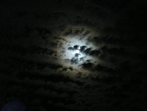 moon moonlight clouds