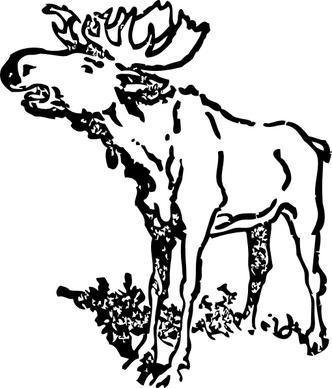 Moose clip art