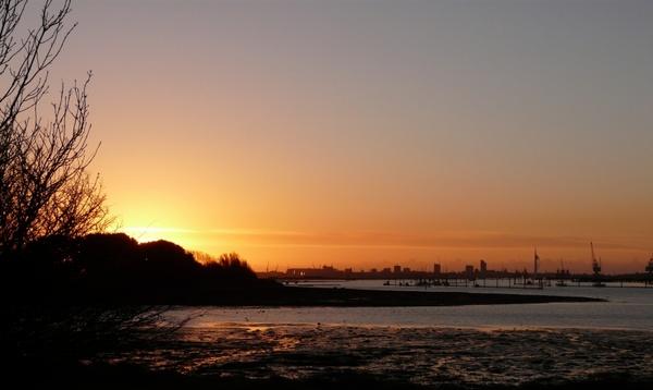 morning sun portchester hampshire