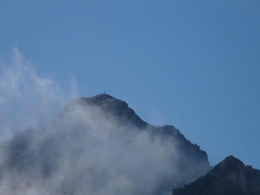 mountain sky cloud
