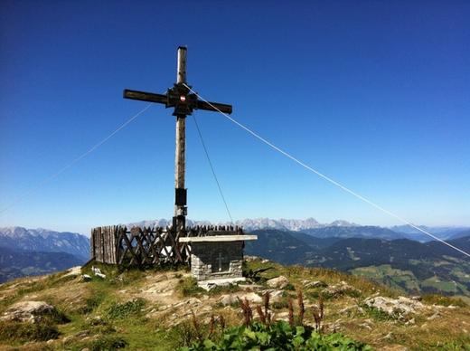 mountain summit cross sunday kogel