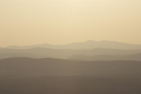 mountains silhouette