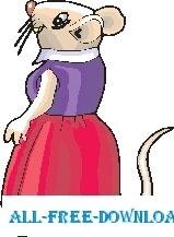 Mouse Wearing Dress 1