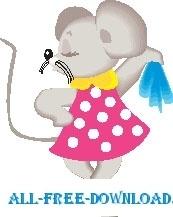 Mouse Wearing Dress 2