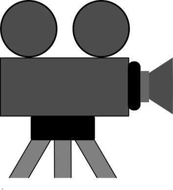 Movie Camera clip art
