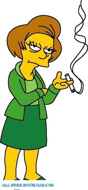 Mrs Edna Krabappel 01 The Simpsons