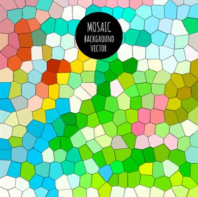 multicolor mosaic background graphics vector