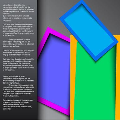 multilayer style business background vector