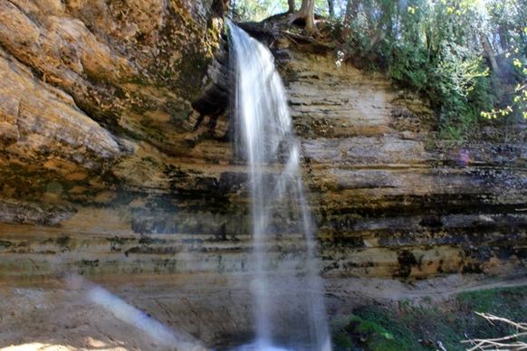 munising falls at pictured rocks national lakeshore michigan