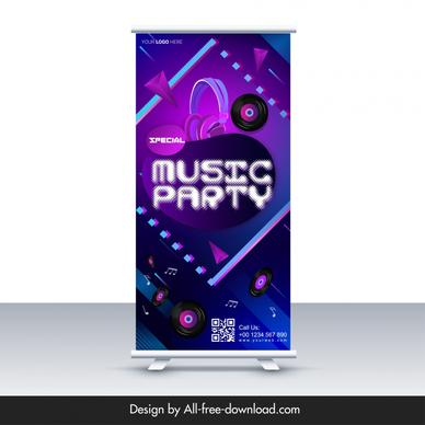 music event conference standee banner dynamic 3d