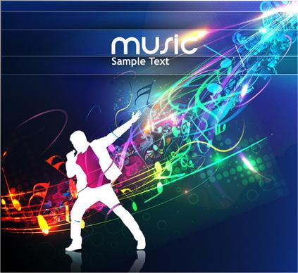 music party11 vector backgrounds part
