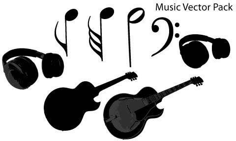 Music vector pack