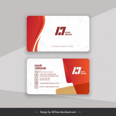 name card business card visiting card template elegant geometric curves  