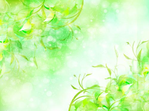 natural green halation background art