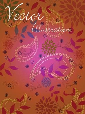 natural vector illustration line draft 02 vector