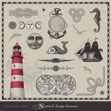 nautical theme graphics vector 2