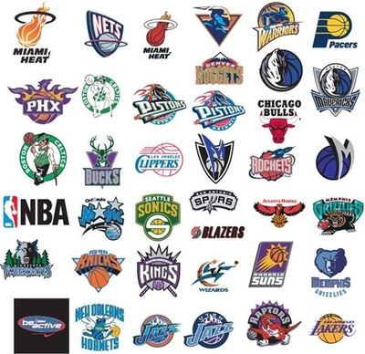 NBA Basketball Team Vector Logos