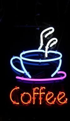 neon sign coffee