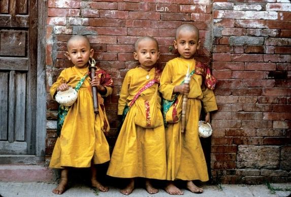 nepal children native dress