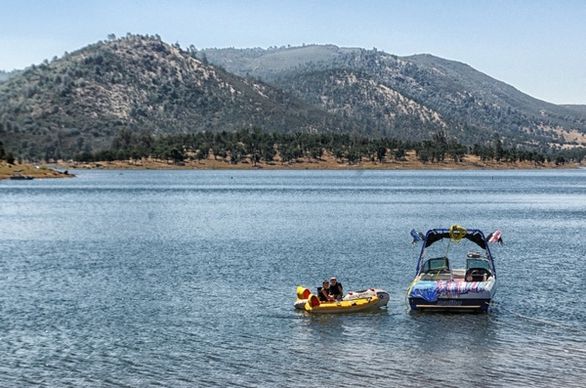 new hogan lake california boats