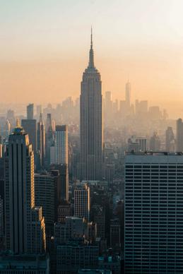 new york city scenery picture contrast high view