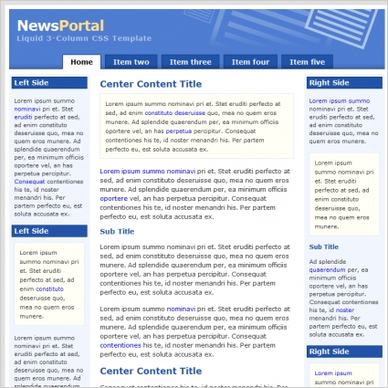 News Portal Template