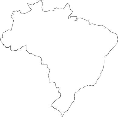 Nferraz Brazilian Map clip art