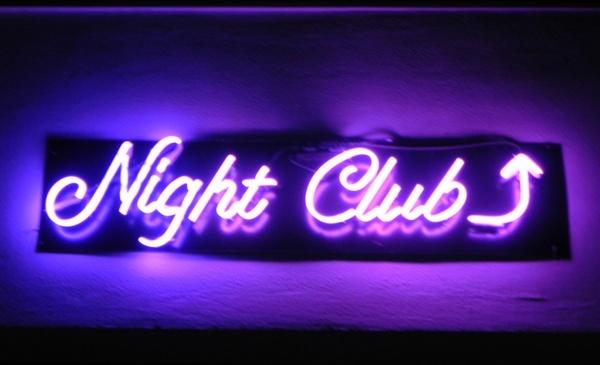 nightclub in neon
