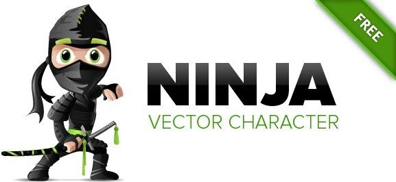 ninja vector character