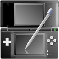Nintendo DS with pen Black
