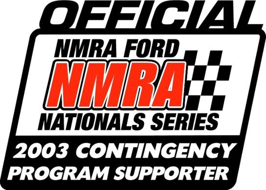 nmra official 2003 contingency program supporter