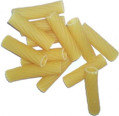 noodles carbohydrates rigatoni