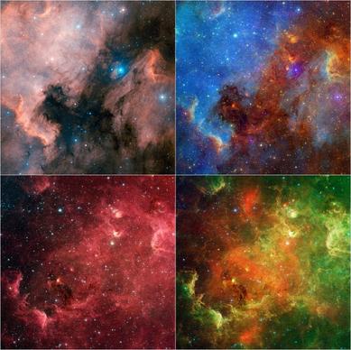 north america nebula ngc 7000 spectra