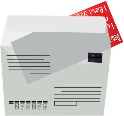 nostalgia envelopes and paper 02 vector