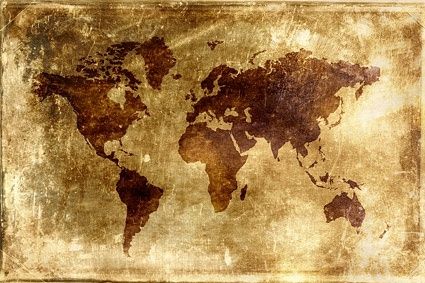 nostalgic world map background picture