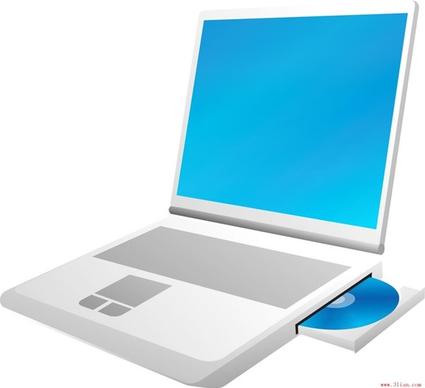 notebook technology it office vector