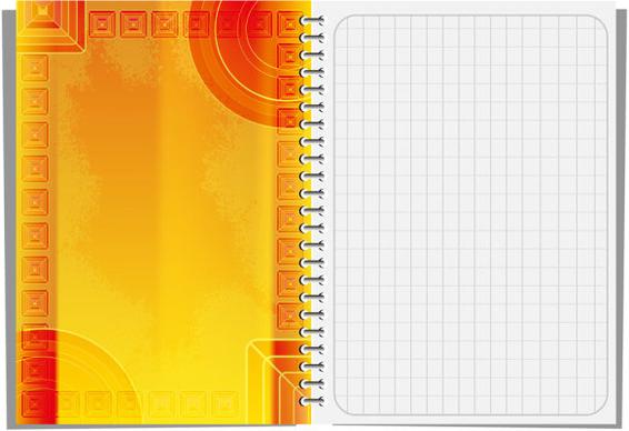 notepad design elements vector