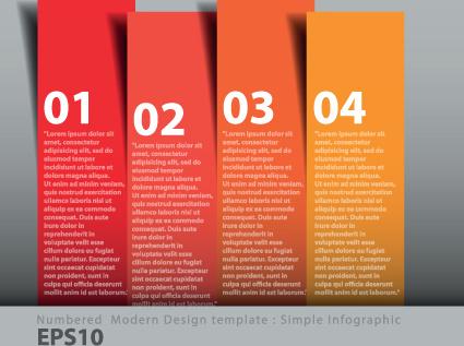 numbers banners design vector