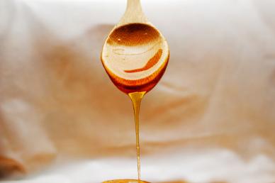 nutritious health backdrop picture dynamic honey liquid closeup