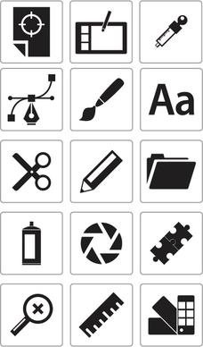 office icons design vector