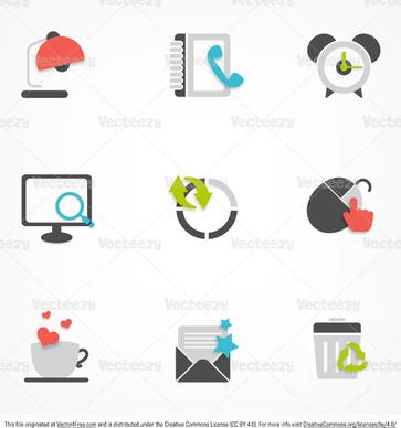 office vector icons