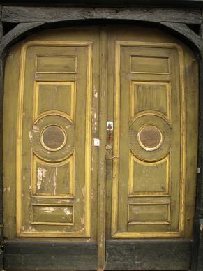 old door 1700-century panels